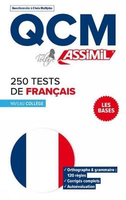 250 tests de français. QCM - Aurore Ponsonnet - copertina