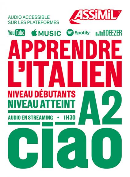 Apprendre l'italien. Niveau A2. Con File audio online - Federico Benedetti - copertina