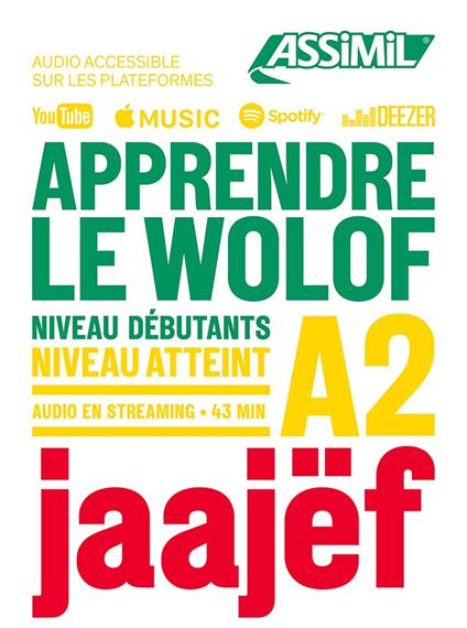 Apprendre le wolof. Niveau atteint A2. Con Audio in streaming - Jean-Léopold Diouf - copertina