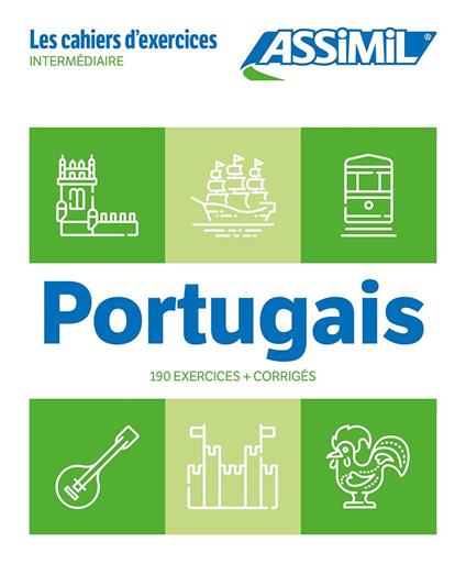 Portugais. Cahier d'exercices. Intermédiaire - Lisa Valente Pires - copertina