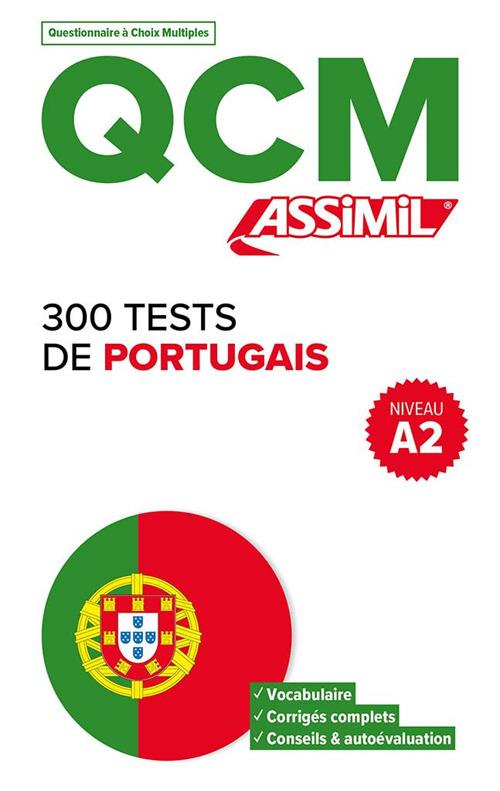 300 tests de Portugais. Niveau A2. QCM - Ana Braz - copertina