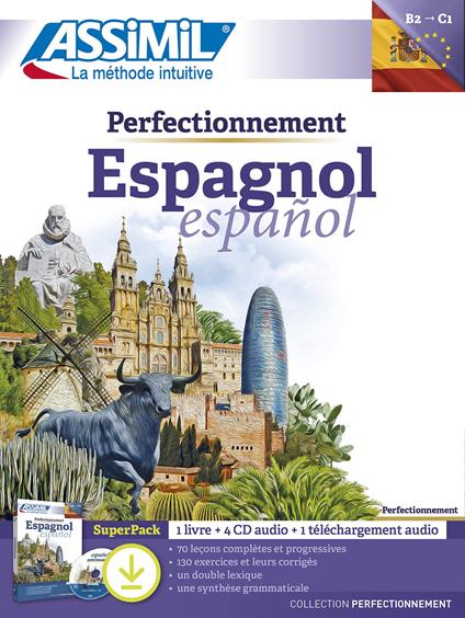 Perfectionnement espagnol. Con 4 CD. Con mp3 in download - David Tarradas Agea - copertina