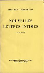 Nouvelles lettres intimes 1846-1850