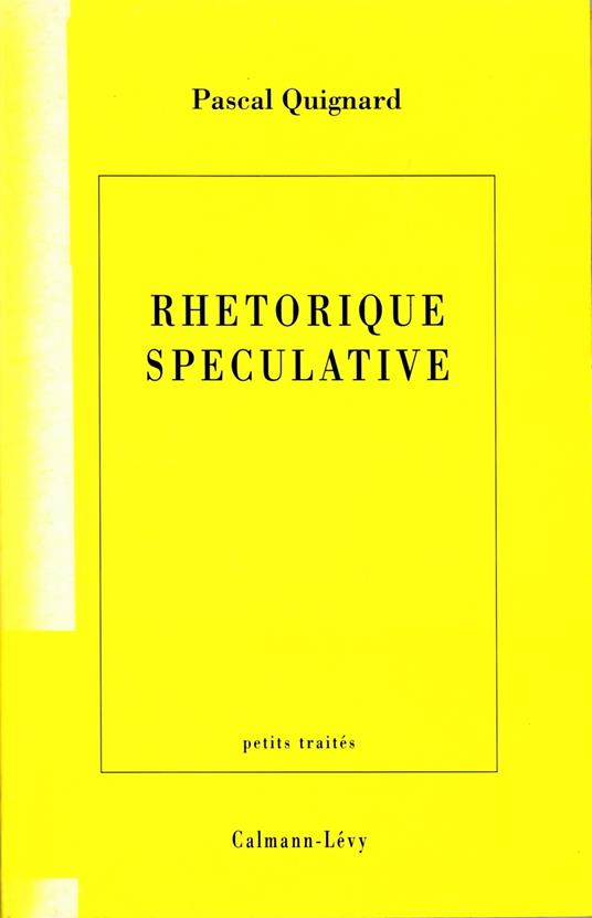 Rhétorique spéculative