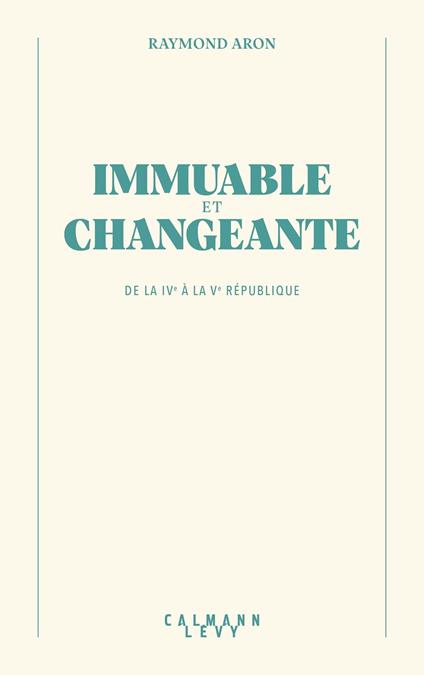 Immuable et changeante