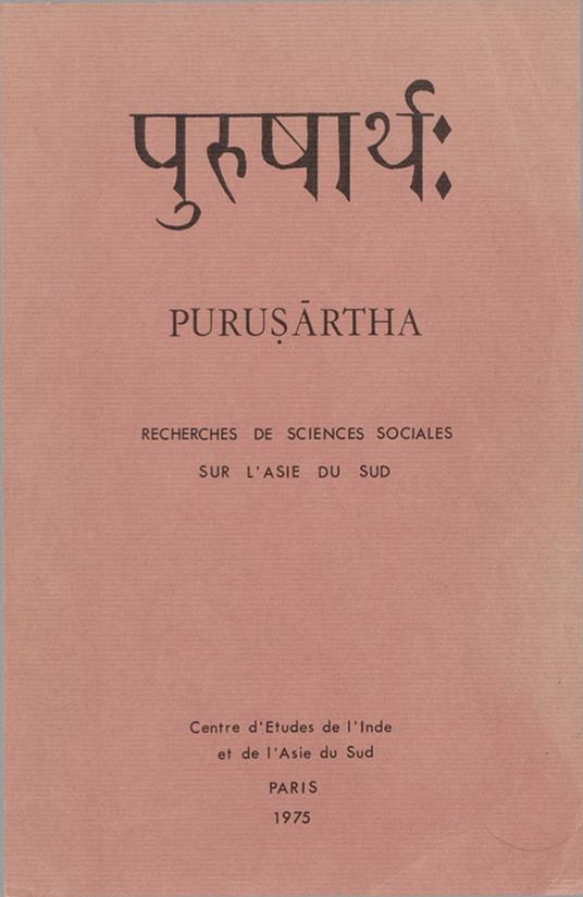 Recherches de sciences sociales sur l’Asie du Sud