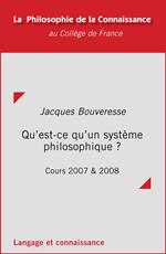 Qu'est-ce qu'un système philosophique ?