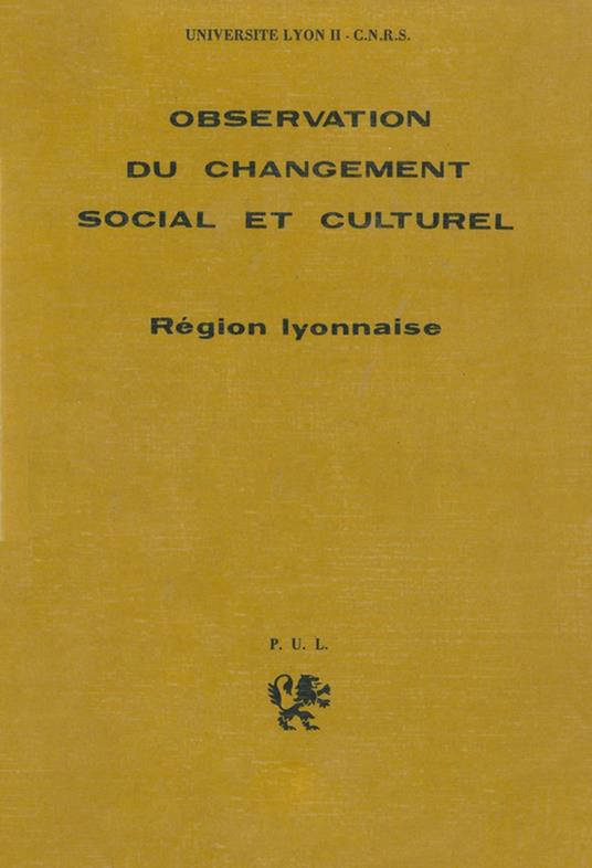 Observation du changement social et culturel