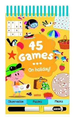 45 Games... on Holidays! - Auzou Publishing - cover