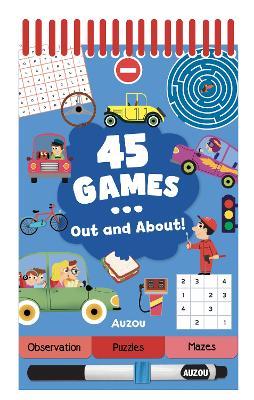 45 Games... Out and About - Auzou Publishing - cover