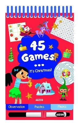 45 Games it's Christmas - Auzou Publishing - cover