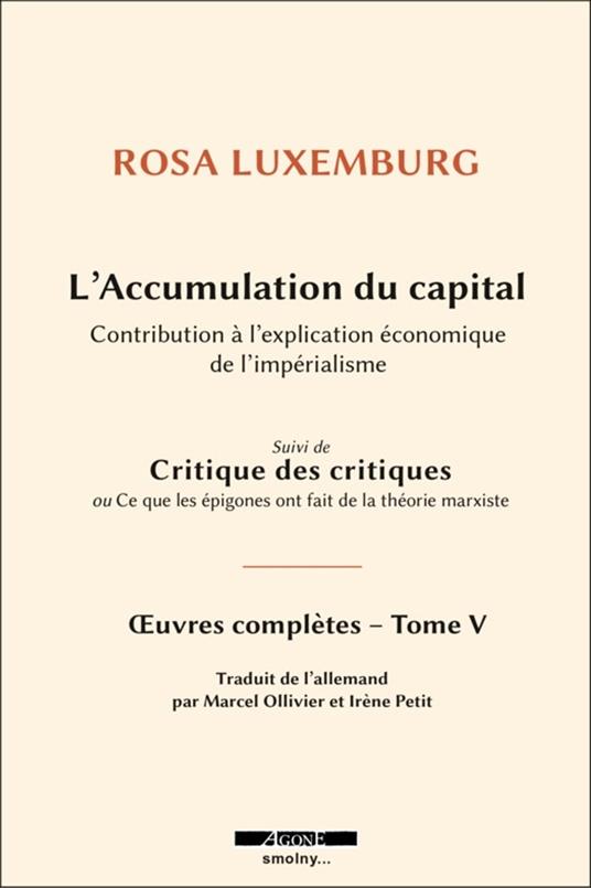 L’accumulation du capital