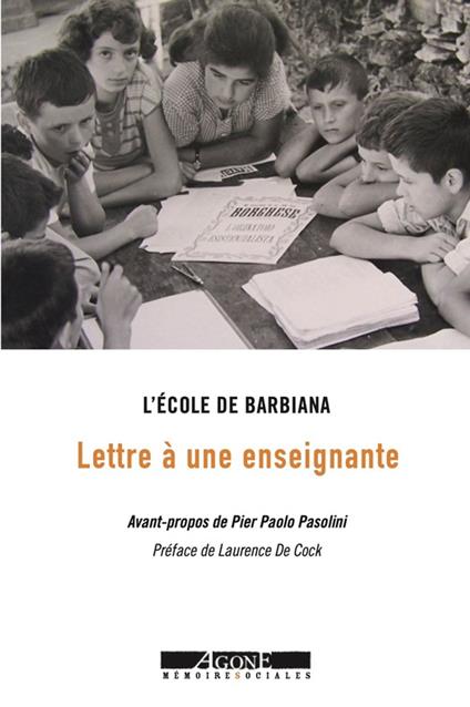 Lettre à une enseignante