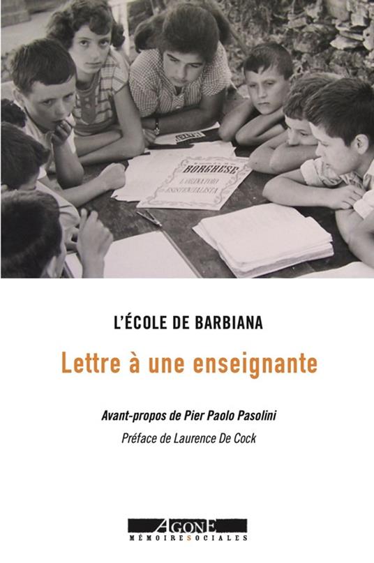 Lettre à une enseignante