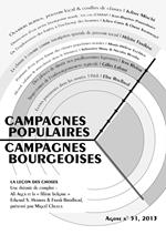 Campagnes populaires, campagnes bourgeoises