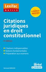 Citations juridiques en droit constitutionnel - Licence, Master