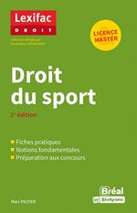 Droit du sport - Licence, Master