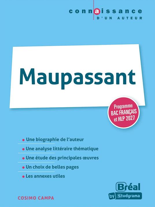Maupassant - Programme Bac français et HLP 2027