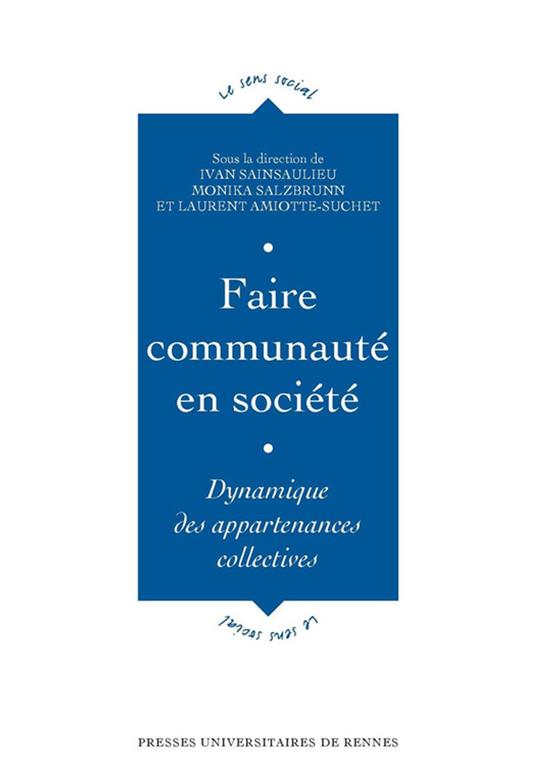 Faire communauté en société