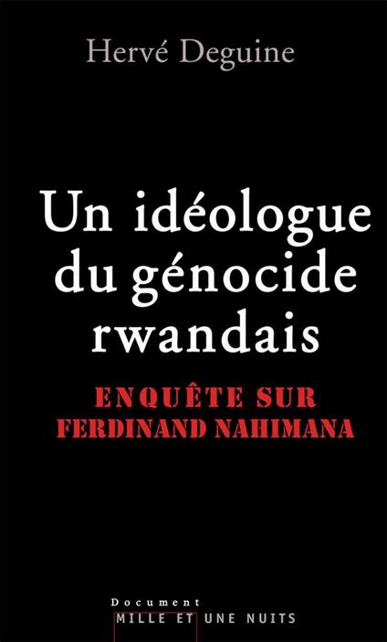 Un idéologue du génocide rwandais