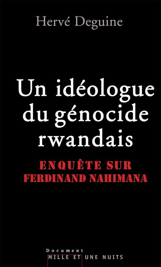 Un idéologue du génocide rwandais