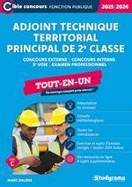 Adjoint technique territorial principal de 2e classe - Tout-en-un - Catégorie C - Édition 2025-2026