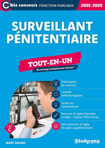 Surveillant pénitentiaire - Tout-en-un - Catégorie C - Concours 2025-2026