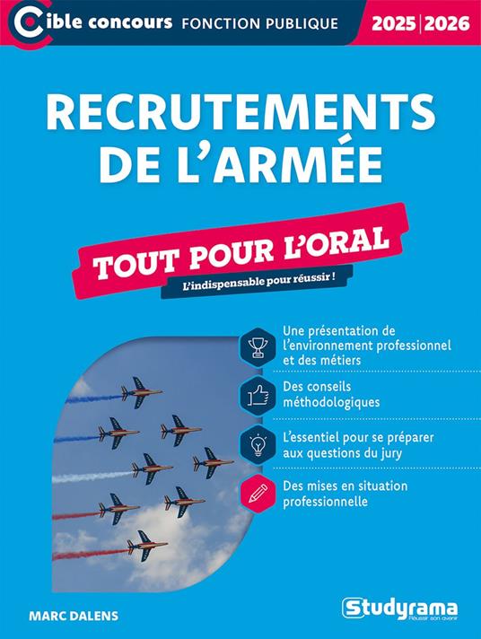 Recrutements de l’armée - Tout pour l’oral - Édition 2025-2026