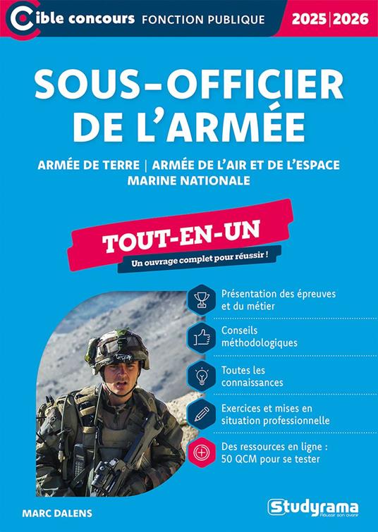 Sous-officier de l’armée - Tout-en-un - Édition 2025-2026