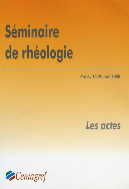 Séminaire de rhéologie