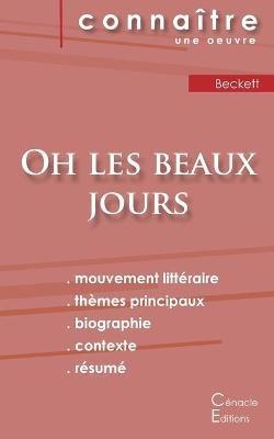 Fiche de lecture Oh les beaux jours de Samuel Beckett (Analyse littéraire de référence et résumé complet) - Samuel Beckett - cover