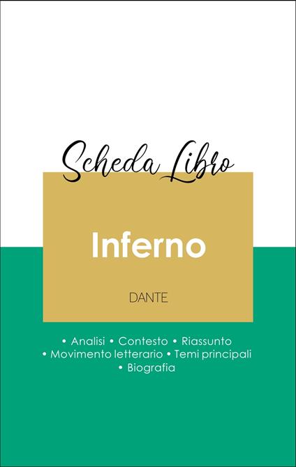 Scheda libro Inferno nella La Divina commedia (analisi letteraria di riferimento e riassunto completo) - Dante - ebook