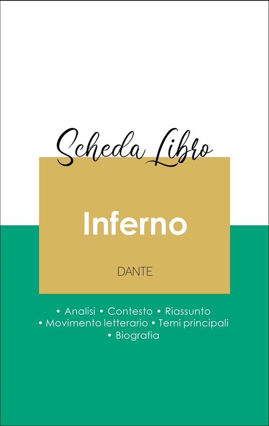 Scheda libro Inferno nella La Divina commedia (analisi letteraria di riferimento e riassunto completo) - Dante - ebook