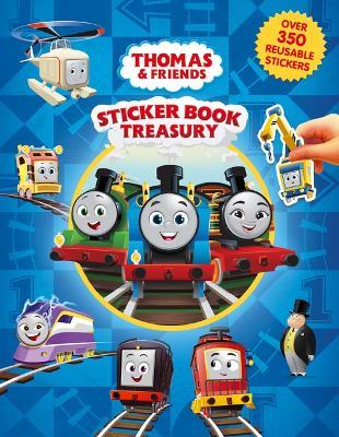 MATTEL THOMAS ALL ENGINES GO STICKER BOOK TREASURY - Phidal Publishing - cover