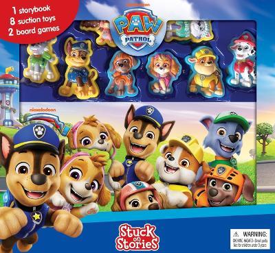 Nick Paw Patrol Stuck on Stories - cover