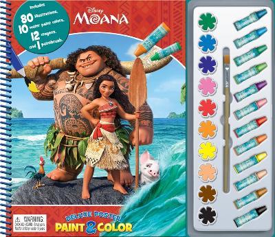 Disney Moana Deluxe Poster Paint & Color - cover