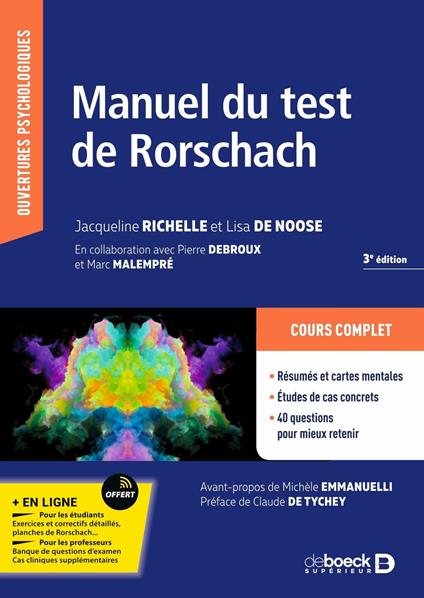 Manuel du test de Rorschach