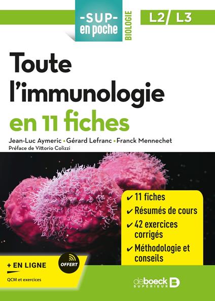 Toute l'immunologie en 11 fiches