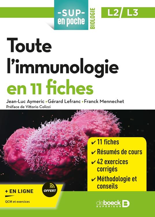 Toute l'immunologie en 11 fiches