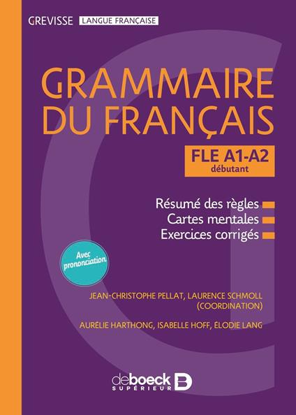 Grevisse FLE A1-A2 Grammaire du français