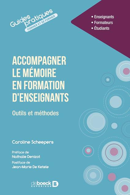 Accompagner le mémoire en formation d'enseignants