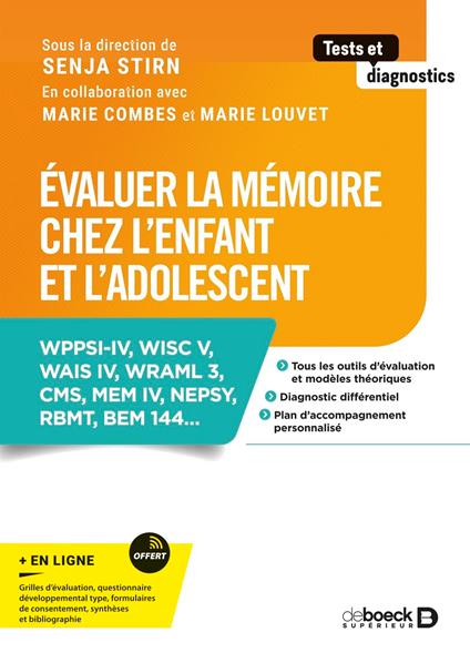 Évaluer la mémoire chez l’enfant et l’adolescent