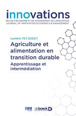 Innovations n° 70 - Agriculture et alimentation en transition durable