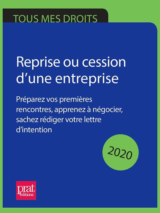 Reprise ou cession d’une entreprise 2020