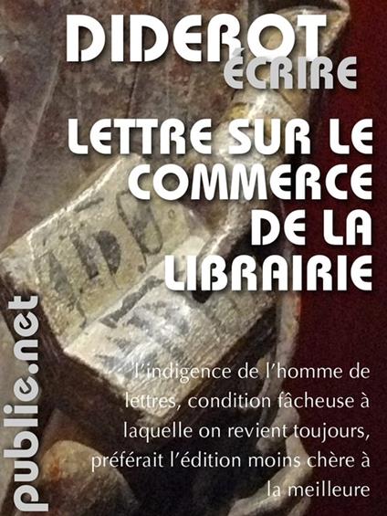 Lettre sur le commerce de la librairie