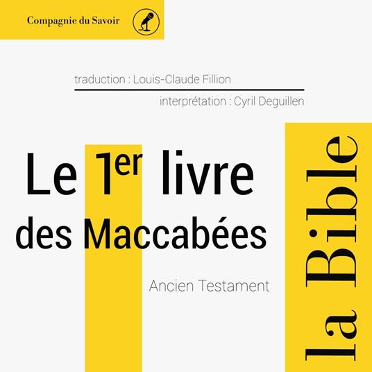 Le 1er livre des Maccabées