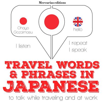 Travel words and phrases in Japanese