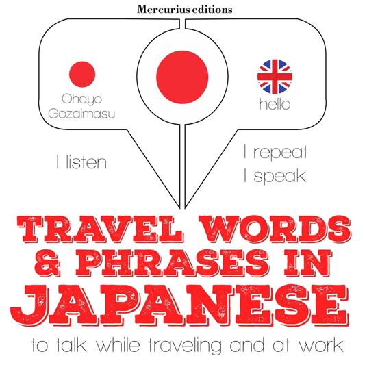 Travel words and phrases in Japanese