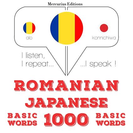 Japoneza - Romania: 1000 de cuvinte de baza