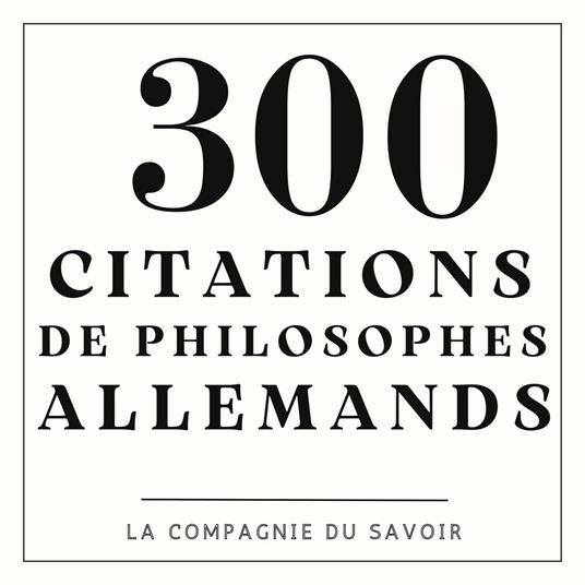 300 citations de philosophes allemands